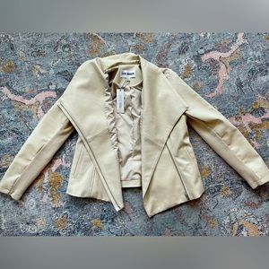 NWT Steve Madden Vegan leather Moto  jacket- med.